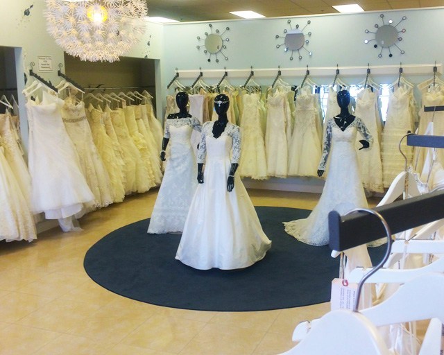 wedding dress clearance near me