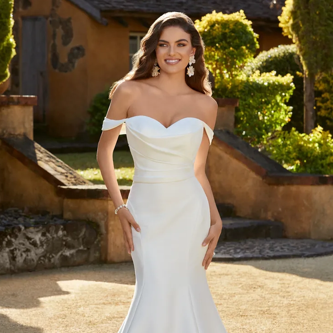 Sophia Tolli wedding dresses in charlotte bridal shop