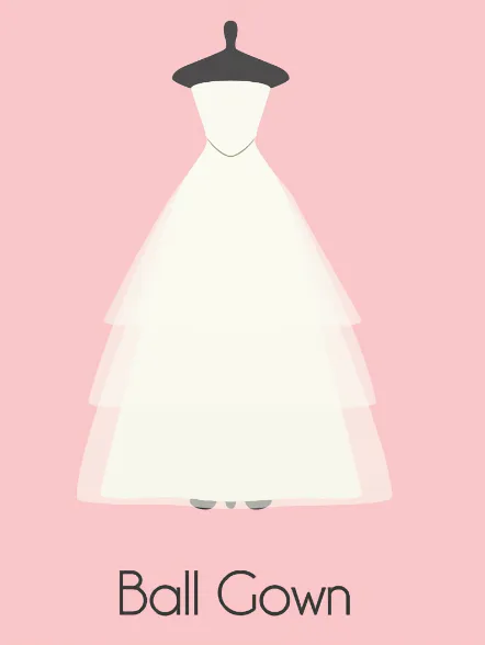 Ball Gown wedding dress silhouette